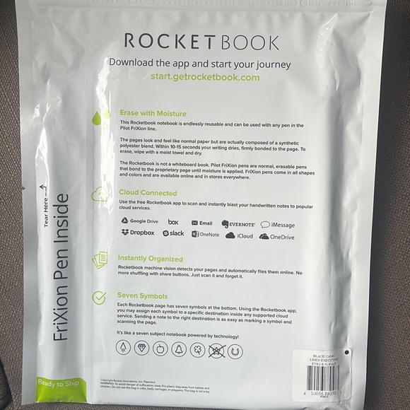brand new rocket book with frixion pen - Picture 4 of 4